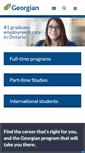 Mobile Screenshot of georgiancollege.ca
